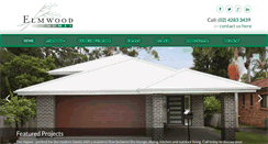 Desktop Screenshot of elmwoodhomes.com.au