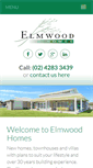 Mobile Screenshot of elmwoodhomes.com.au